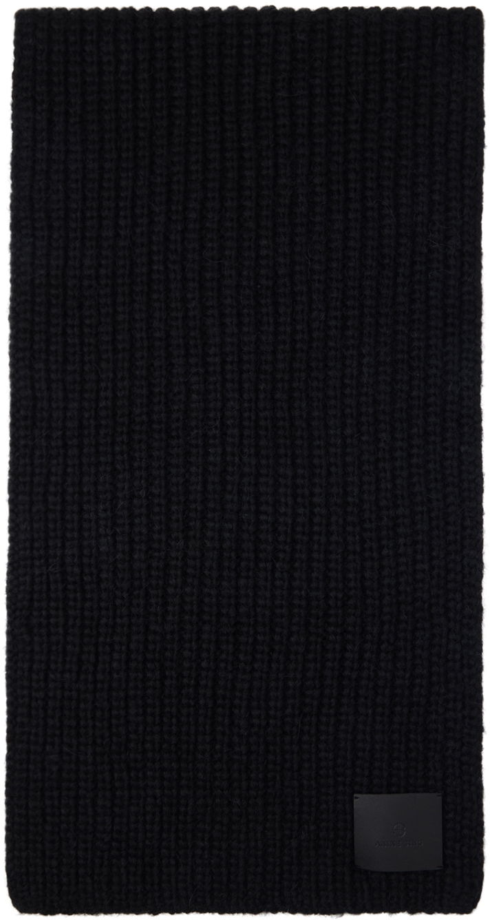 Шал Anine Bing Hannah Knitted Scarf Черно | A-12-3182-000, 0