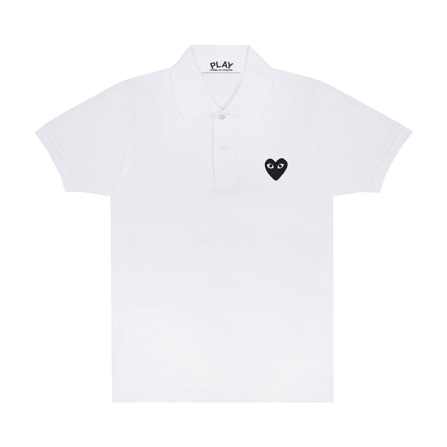Поло тениска Comme des Garçons PLAY Polo T-Shirt Бяло | AZ T066 051 2, 1