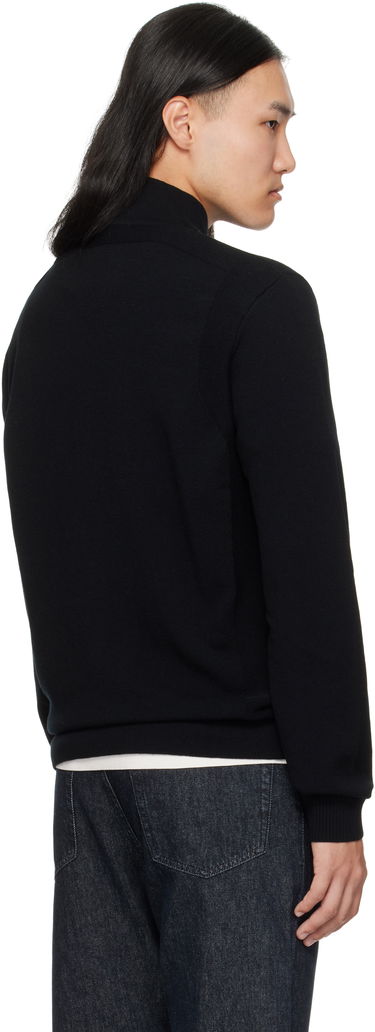 Суитчър Stone Island Stone Island Stretch RWS Wool Zip-Up Sweatshirt Черно | K2S15 5100062 S00A1, 2