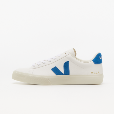 Кецове и обувки Veja Campo Chromefree "White/Swedish Blue" Бяло | CP0502818B, 0
