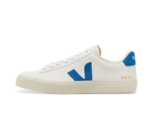 Кецове и обувки Veja Campo Chromefree "White/Swedish Blue" Бяло | CP0502818B