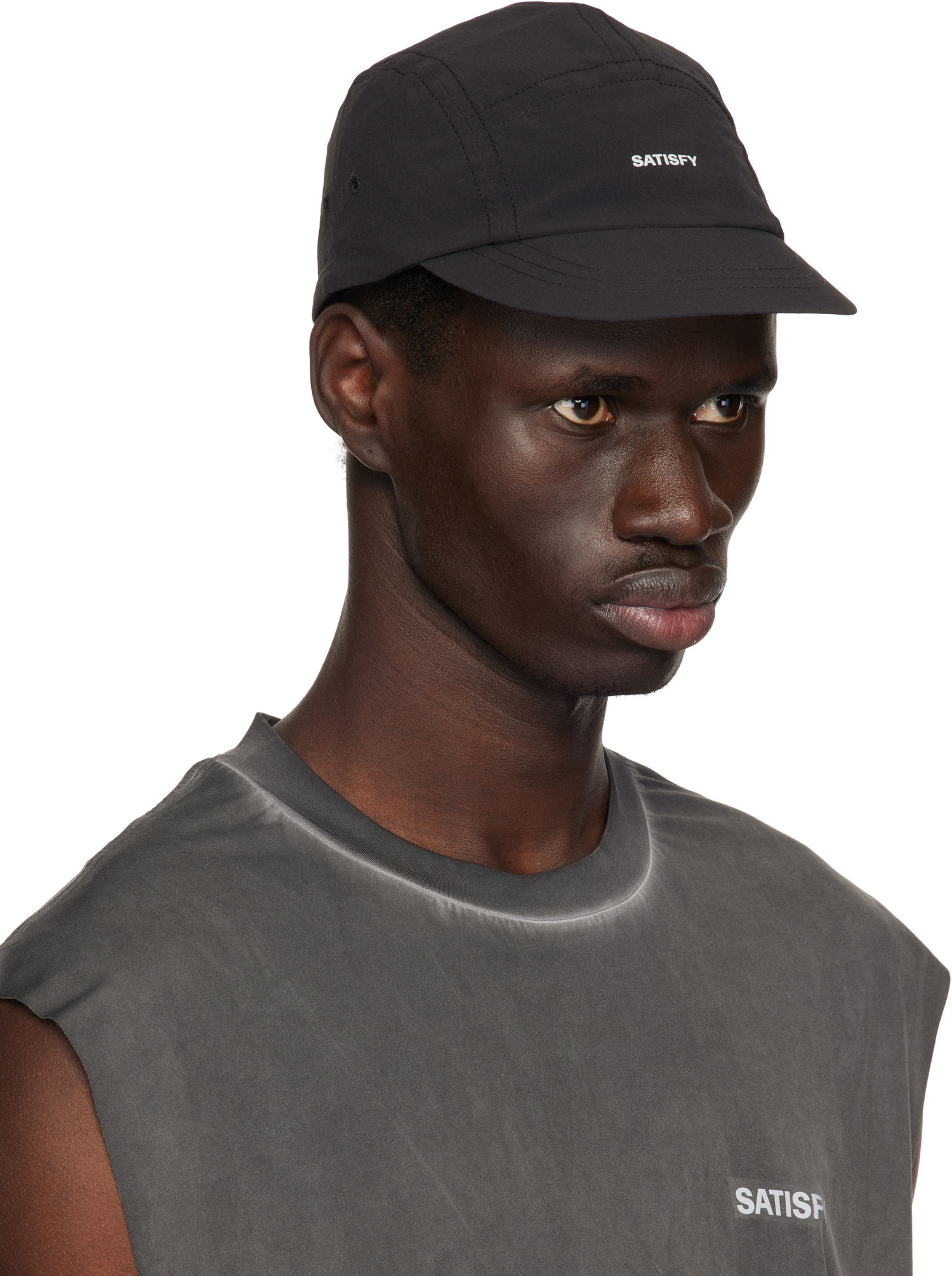 Шапка с козирка Satisfy Peaceshell Cordura Trail Cap Черно | 31014-BK-SA, 1