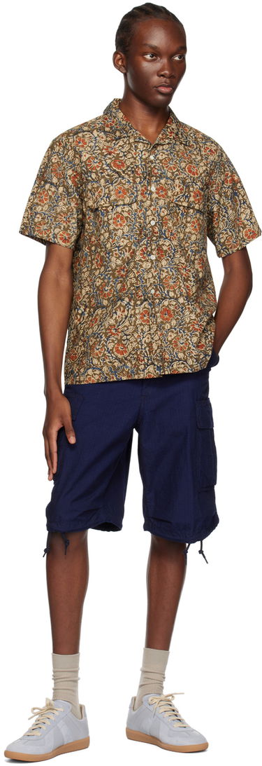 Къси панталони BEAMS BEAMS PLUS Cargo Shorts Тъмно синьо | 38250071791, 3