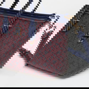 Голяма пазарска чанта Tommy Hilfiger Th Monoplay Le Nano Mini Tote Bag with Detachable Strap Многоцветен | AW0AW17717 DW6, 2