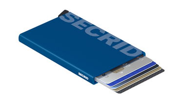 Портфейл Secrid Cardprotector "Laser Logo Blue" Тъмно синьо | CLa-Logo-Blue, 1