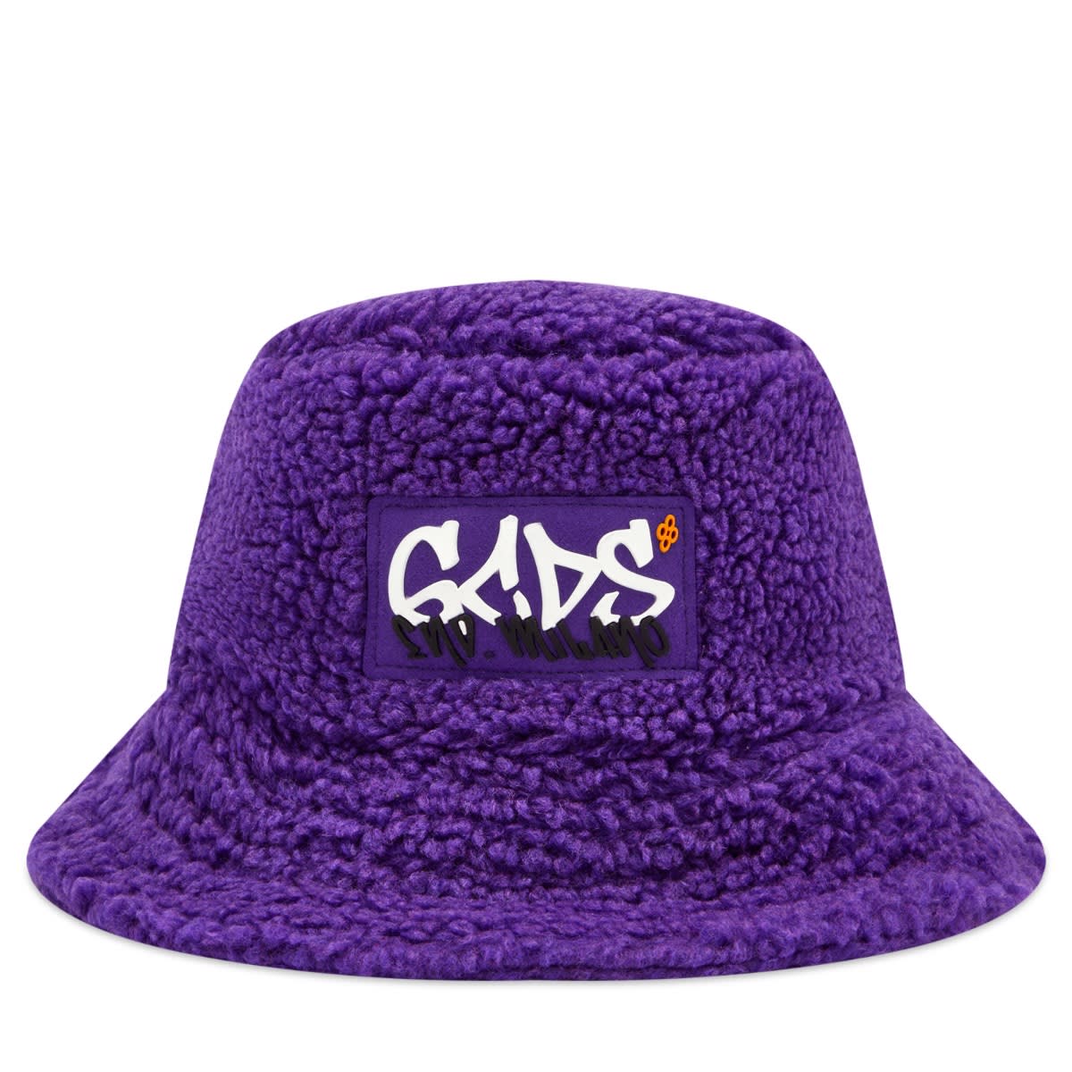 Шапка GCDS Milano Fluffy Pile Bucket Hat Лилаво | EC23U053001-11, 0