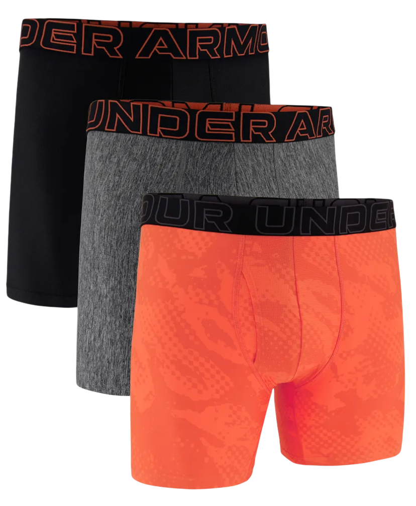 Боксерки Under Armour Under Armour UA Perf Tech Nov 6in Boxerjock 3-Pack Черно | 1383879-847