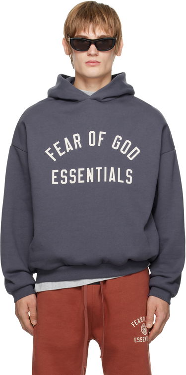 Суитчър Fear of God Fear of God ESSENTIALS Fleece Hoodie Сиво | 192HO246254F, 0