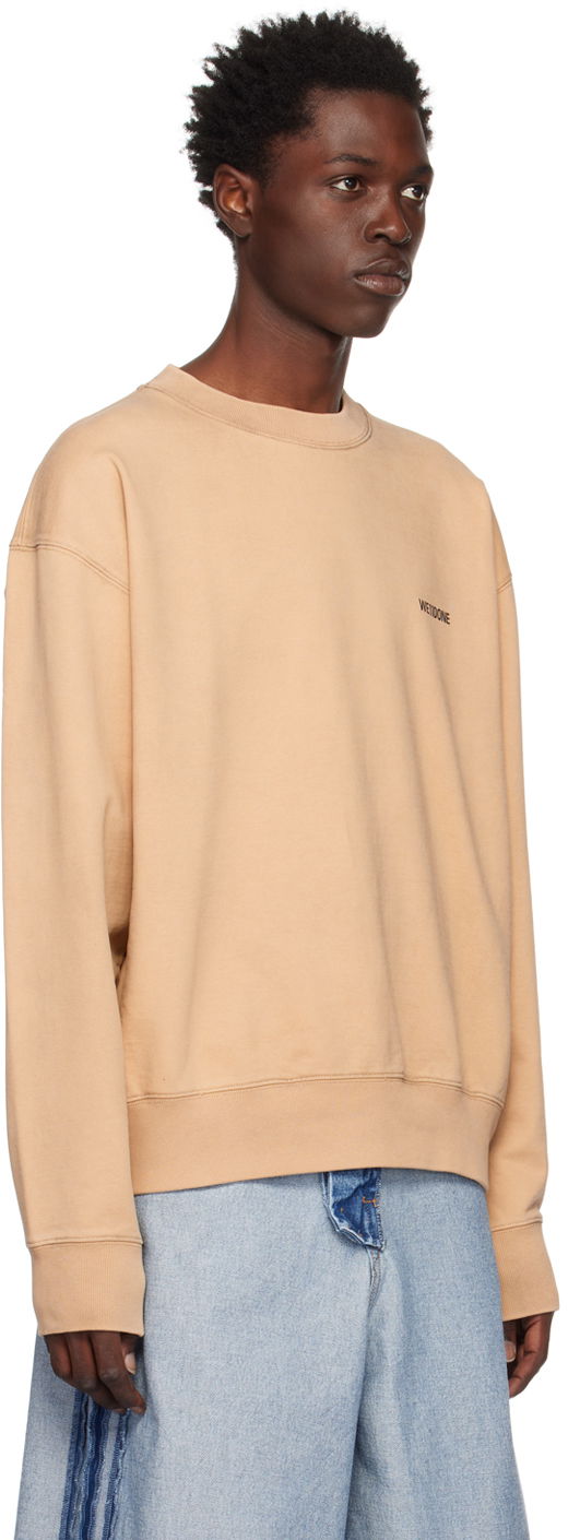 Пуловер We11done Printed Sweatshirt Бежово | WD-TS3-22-707-U-BG, 1