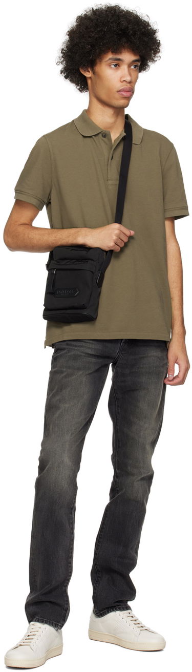 Чанта през рамо Tom Ford Nylon Zip Crossbody Messenger Bag Черно | H0461-TNY017G, 3