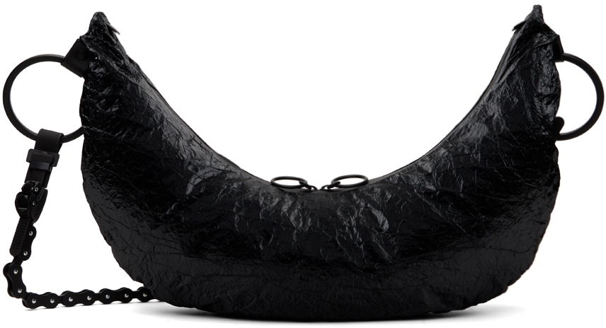 Чанта през рамо Junya Watanabe Edition Big Half Moon Shoulder Bag Черно | JM-K202-051, 0