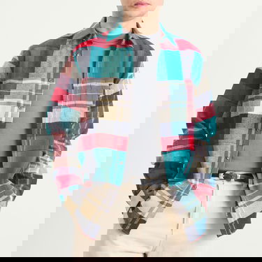 Риза Portuguese Flannel Tintor Flannel Check Shirt Многоцветен | AW25074-GRN, 2