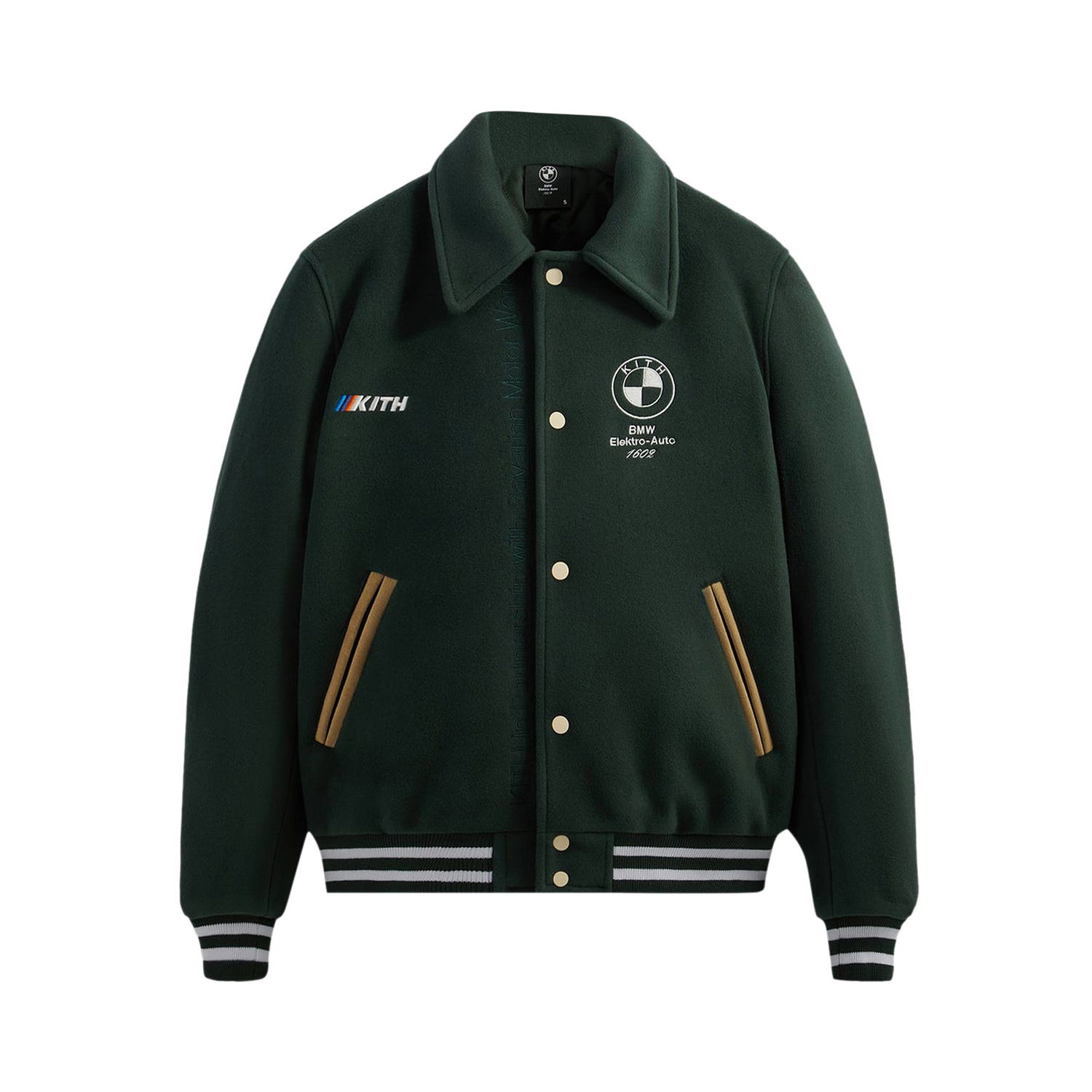 Яке KITH x BMW Coaches Jacket Зелено | KHM010178 345, 1
