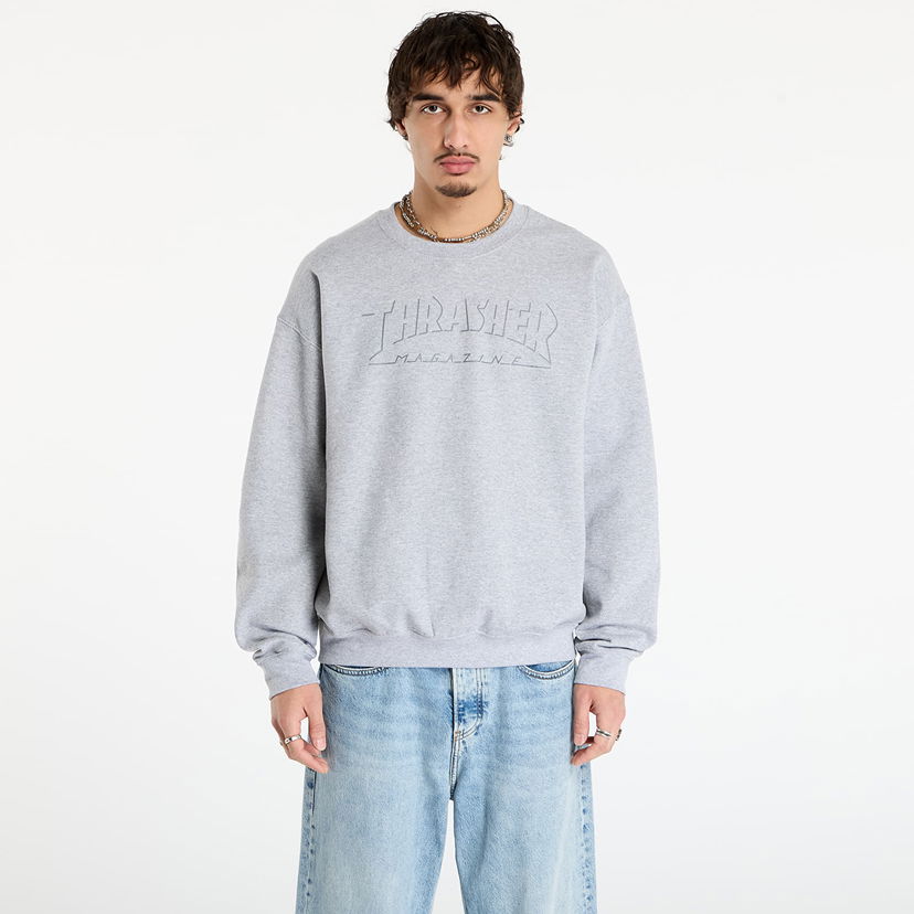 Суитчър Thrasher Thrasher Shadow Mag Logo Crewneck Сиво | 145767