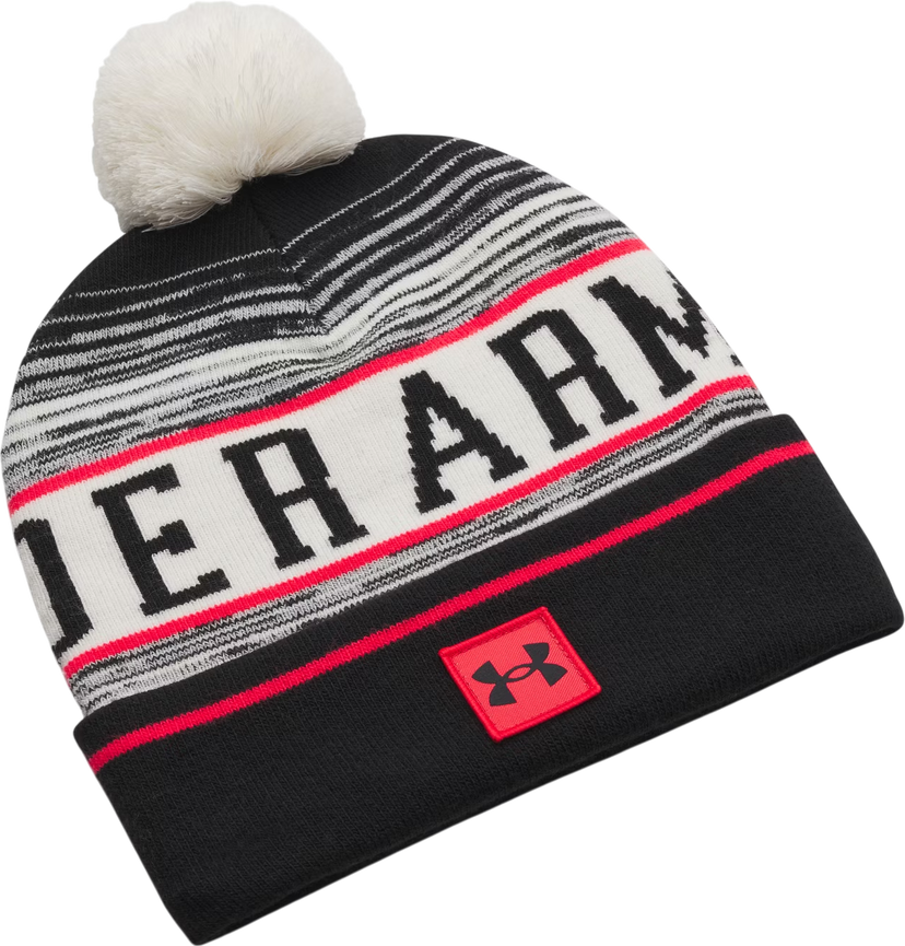 Шапка Under Armour Halftime Striped Knit Pom Beanie Многоцветен | 1386634-279