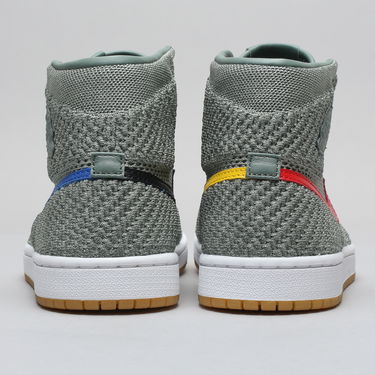 Кецове и обувки Jordan Air Jordan 1 Retro High Flyknit "Clay Green" GS Зелено | 919702-333, 3