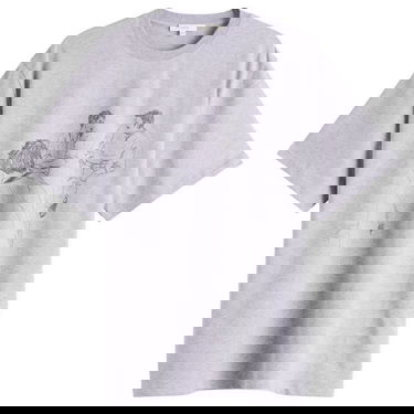 Тениска JW Anderson JW Anderson Cafe Scene Printed T-Shirt, Size Small Сиво | JT0303-PG1510-945, 0
