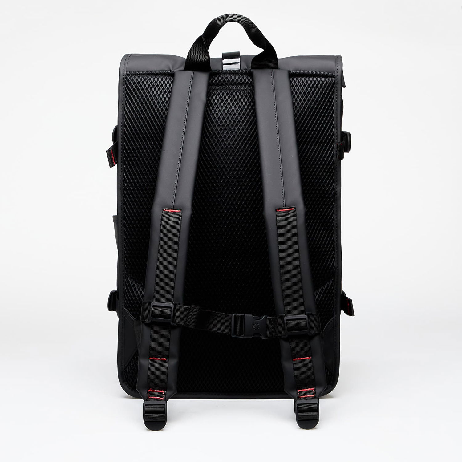 Раница Rains Backpack Rolltop Rucksack Contrast Large W3 01 Black Черно | 14710 01 Black, 1