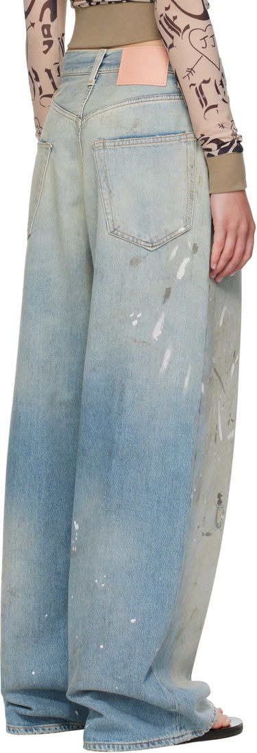Дънки Acne Studios Acne Studios U Paint Splatter Jeans Синьо | C00091-, 2