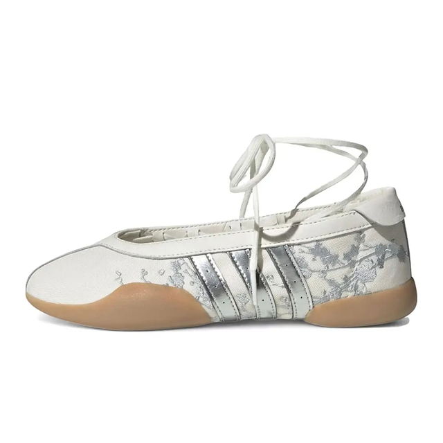 Taekwondo Mei Ballet "White Silver Floral"