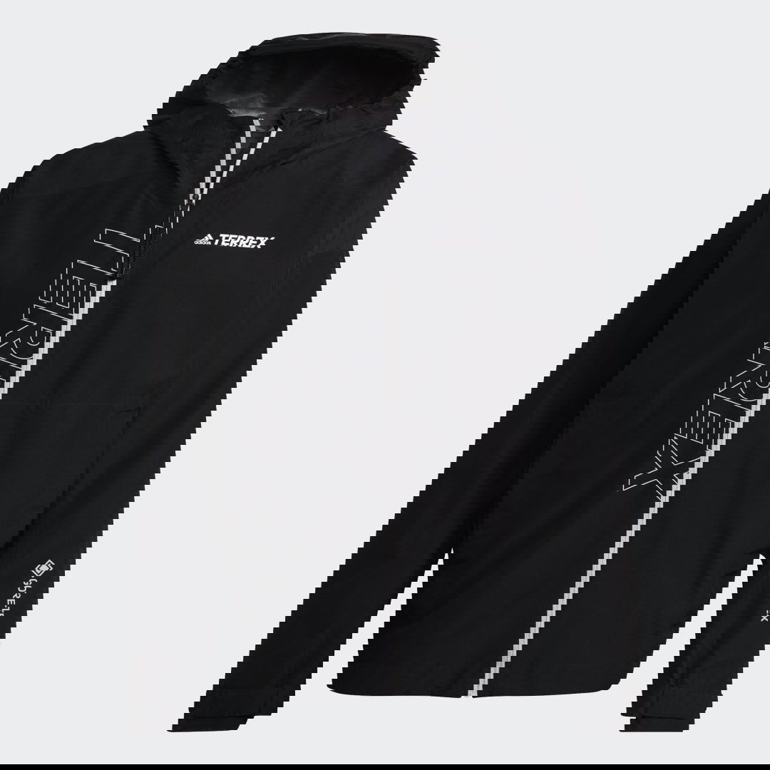 Ветровка adidas Originals Terrex GORE-TEX Paclite Rain Jacket Черно | GM4828, 0