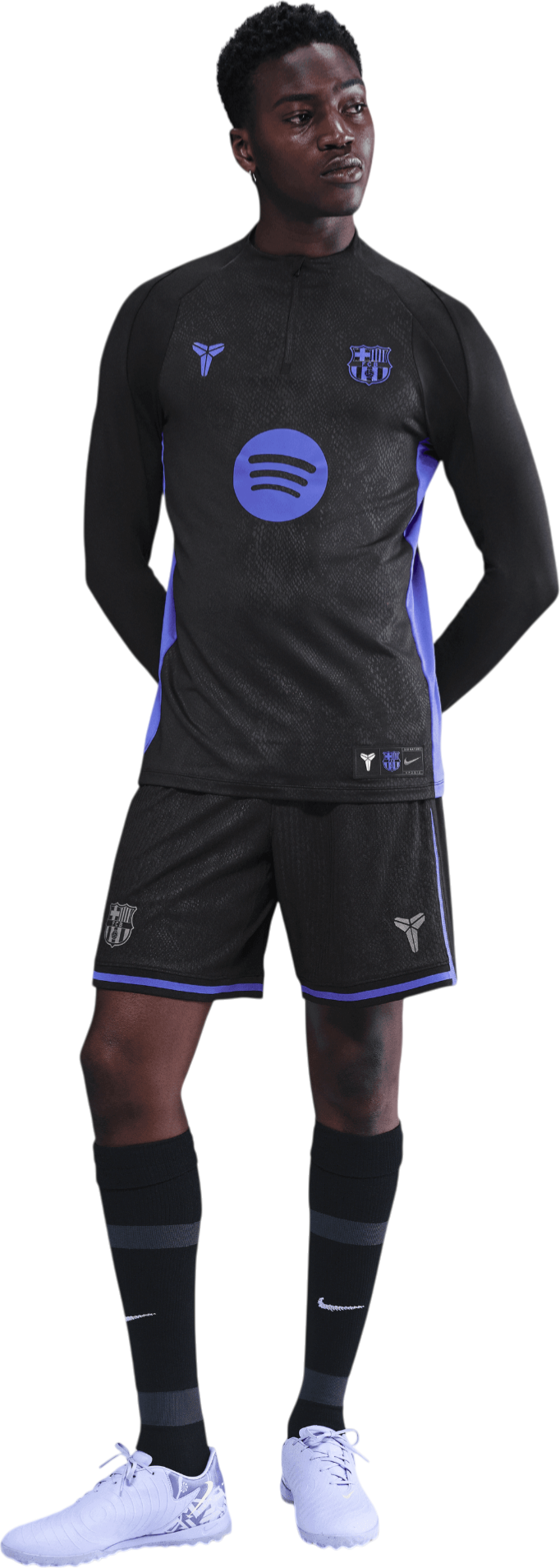 Тениска Nike Kobe x FC Barcelona Strike Pre-Match Drill Top Черно | hq0615-011, 1