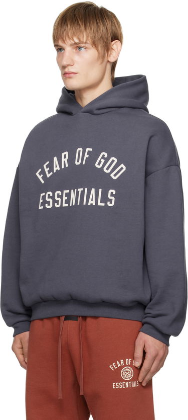 Суитчър Fear of God Fear of God ESSENTIALS Fleece Hoodie Сиво | 192HO246254F, 3
