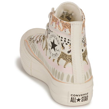 Кецове и обувки Converse CHUCK TAYLOR ALL STAR LIFT-ANIMAL ABSTRACT Бежово | A06817C, 4
