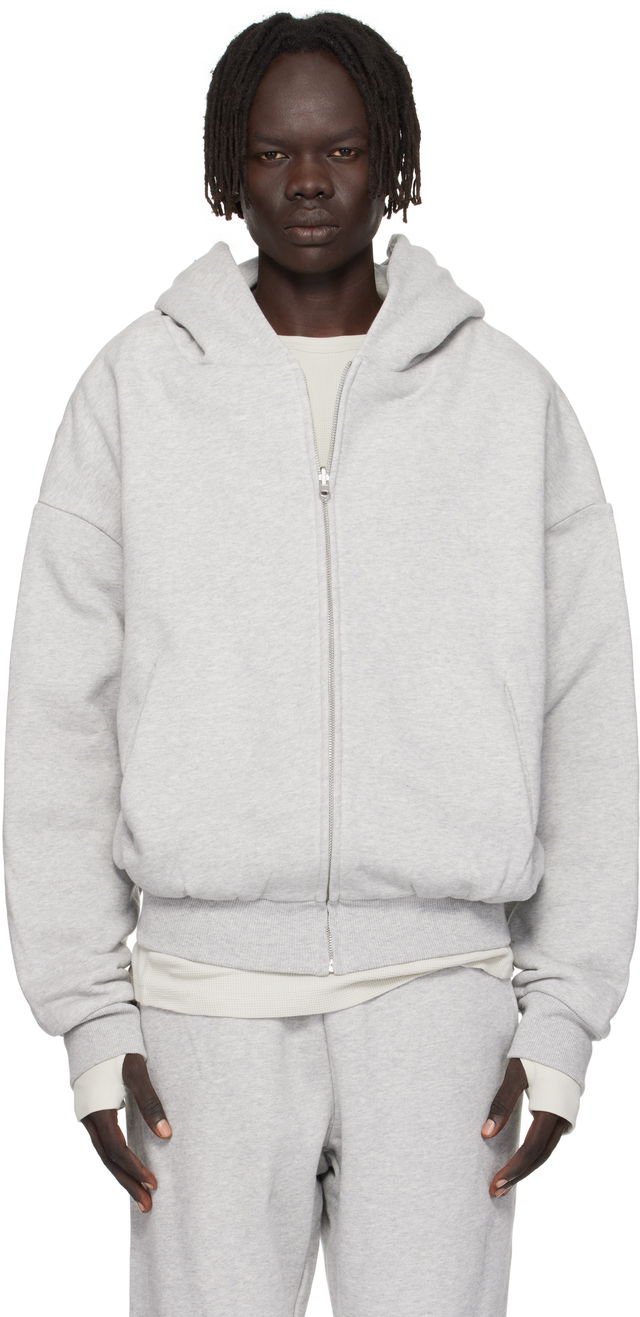 Entire Studios Thermal Zip-Up Hoodie