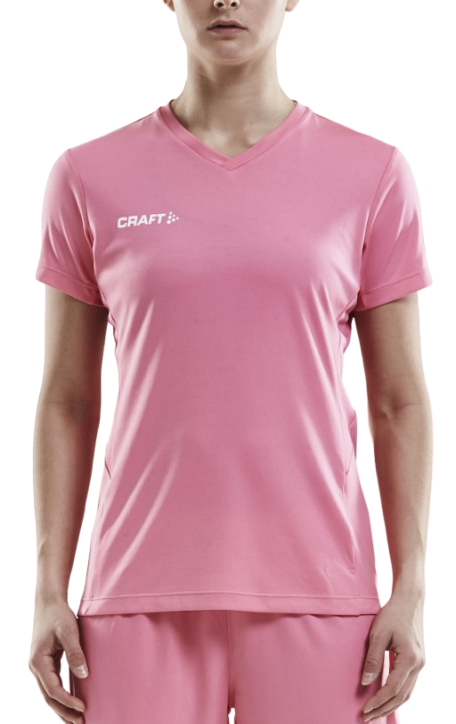 Тениска Craft Solid V-Neck T-Shirt Розово | 1905566-1471
