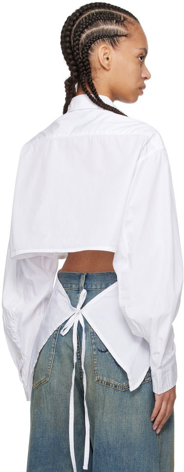 Риза R13 R13 Cutout Shirt Бяло | R13WR262-R338B, 2
