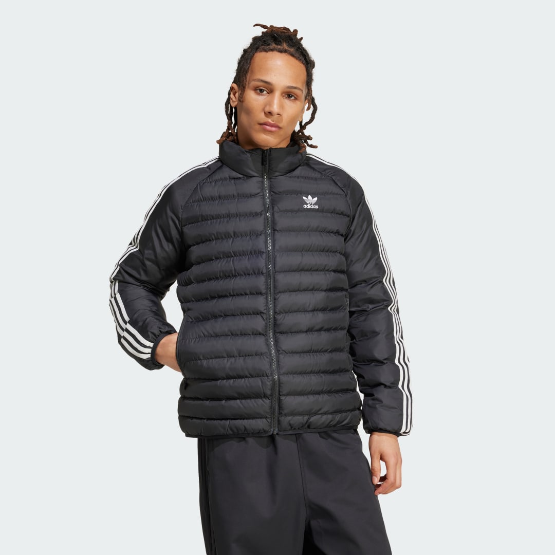 Пухо яке adidas Performance Collar Padded Jacket Черно | IZ1835, 0