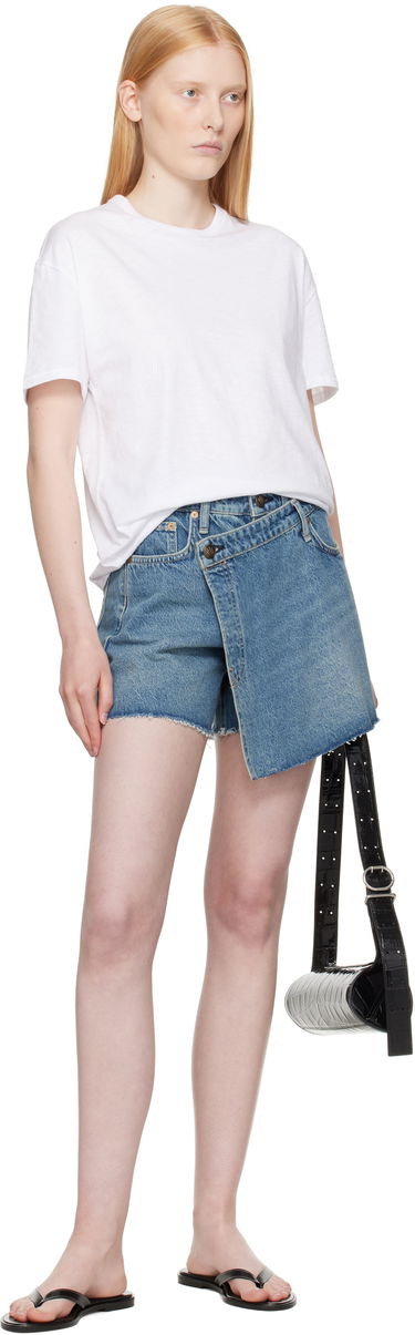 Пола rag & bone rag & bone Belinda Denim Mini Skort Синьо | WDD25P9003RGAM, 3