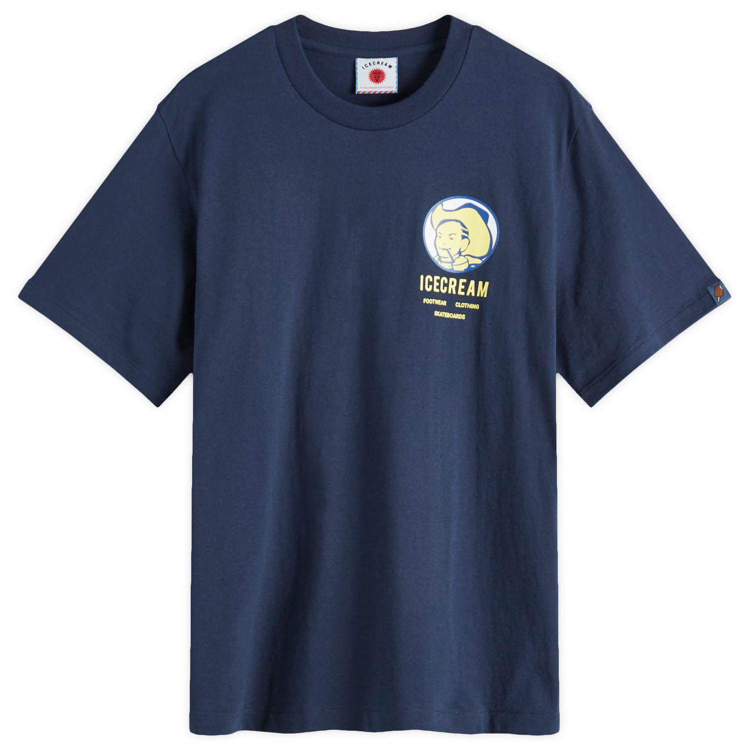 Тениска BBC IceCream ICECREAM Cowboy T-Shirt, Size Large Тъмно синьо | IC25144-NVY, 0
