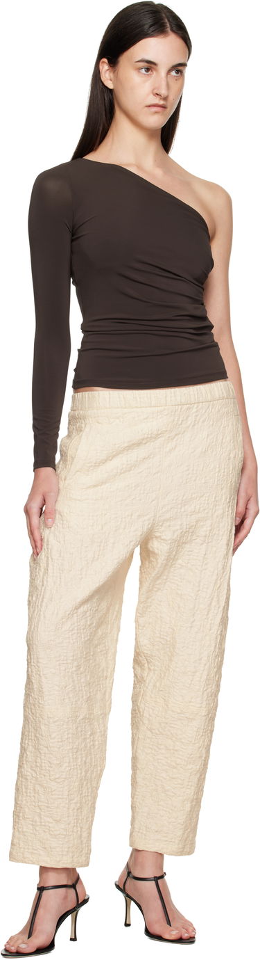 Панталони Max Mara Max Mara Alamo Textured Ankle Trousers Бежово | 2521786058600, 3