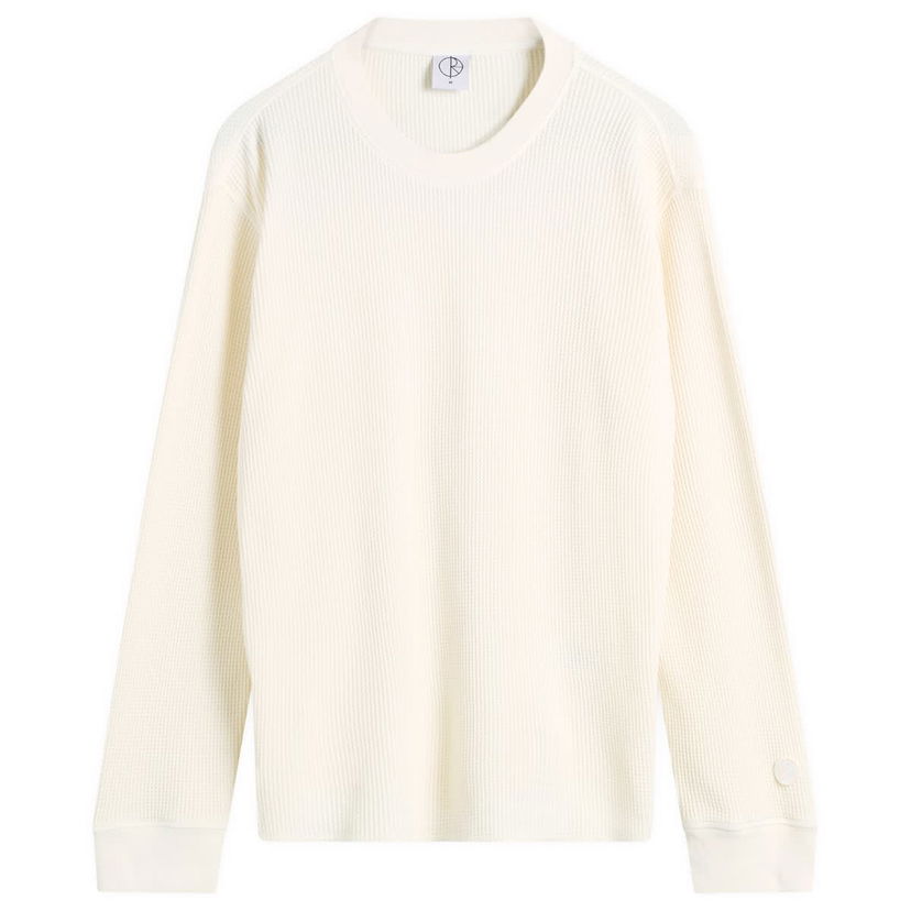 Тениска Polar Skate Co. Dylan Long Sleeve Waffle T-Shirt Бяло | PSC-W25-12-NEU