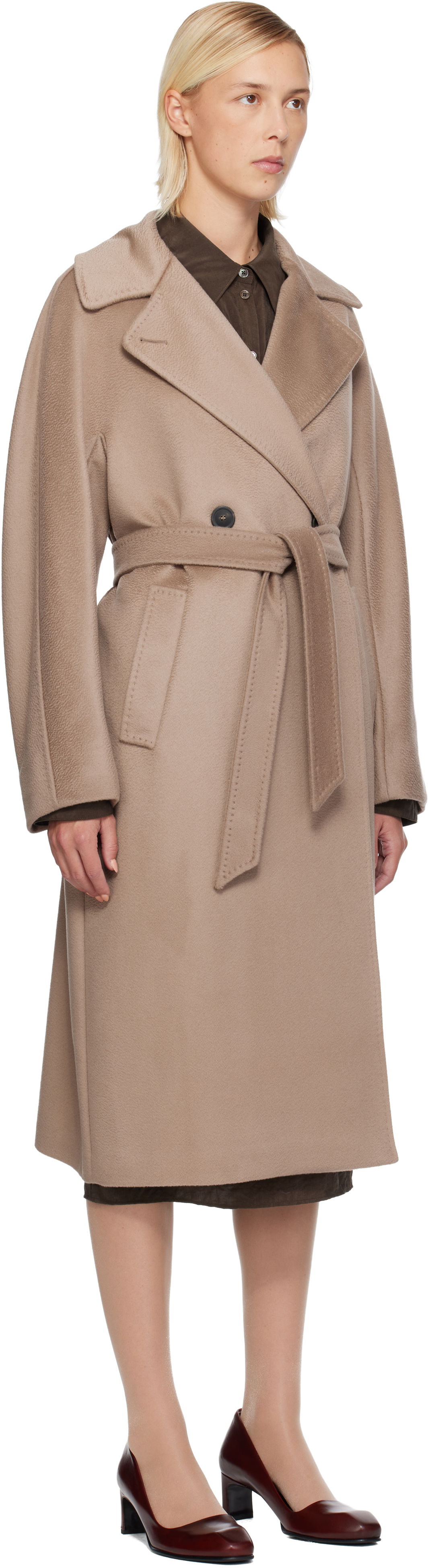 Палта Max Mara Weekend Resina Belted Coat Бежово | 2525016031600, 1