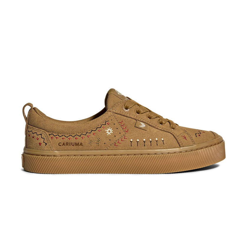 Кецове и обувки Cariuma OCA Low Embroidered Кафяво | 100102O40