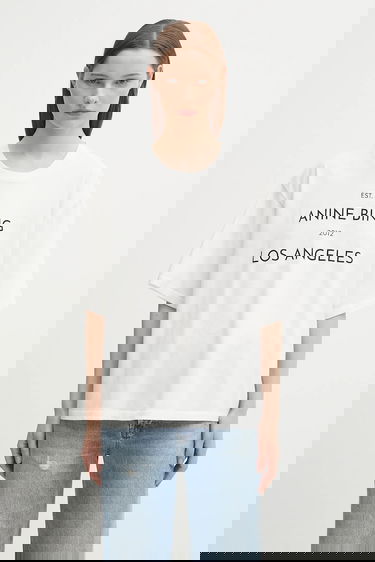 Тениска Anine Bing Rudy T-Shirt Бяло | A.08.11037, 0