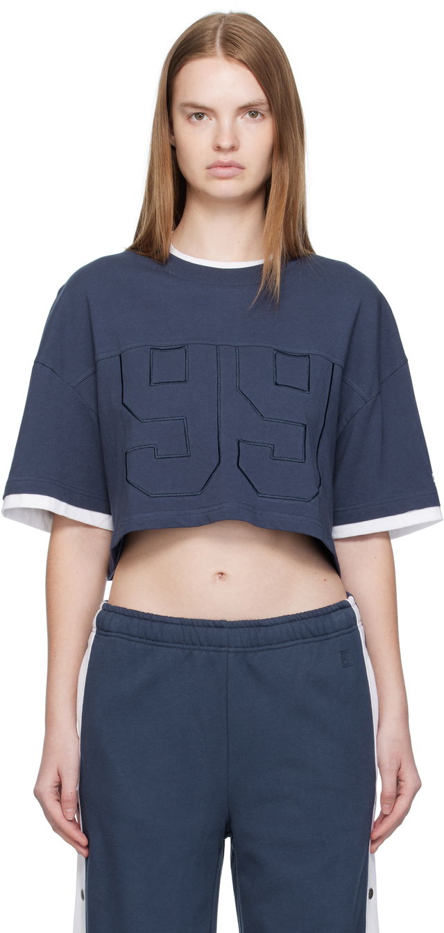 Ksubi '99' Boyfriend Cropped T-Shirt