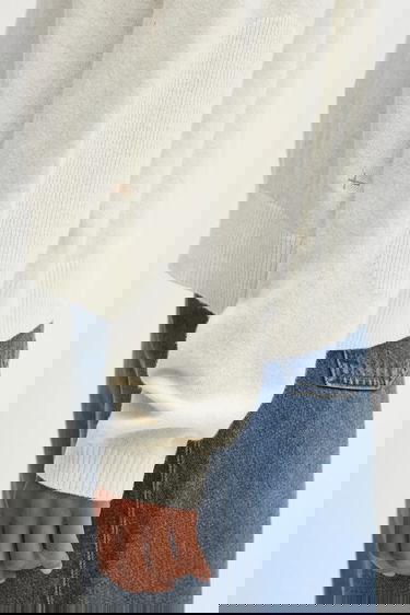 Пуловер Napapijri Napapijri D-Mis Wool Blend Turtleneck Sweater Бяло | NP0A88XKN1J1, 3