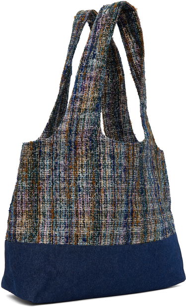 Голяма пазарска чанта Anna Sui Anna Sui Tweed & Denim Tote Многоцветен | 1024B90,, 2