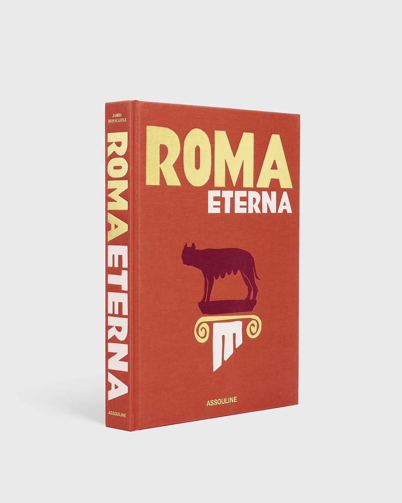 Книга и списание ASSOULINE Roma Eterna Book by Assouline Червено | 9781649804525