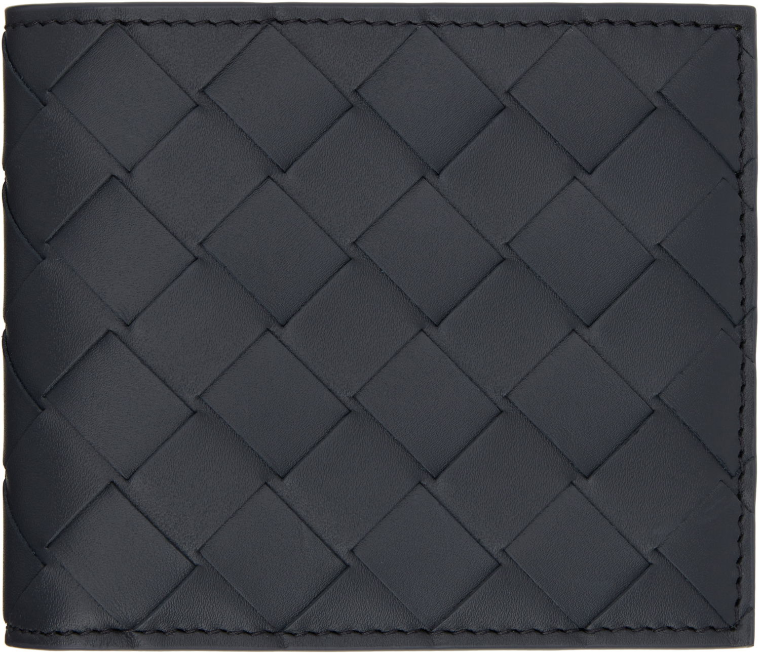 Портфейл Bottega Veneta Bi-Fold Intrecciato Leather Wallet Черно | 743211 VCPQ6 4218, 0