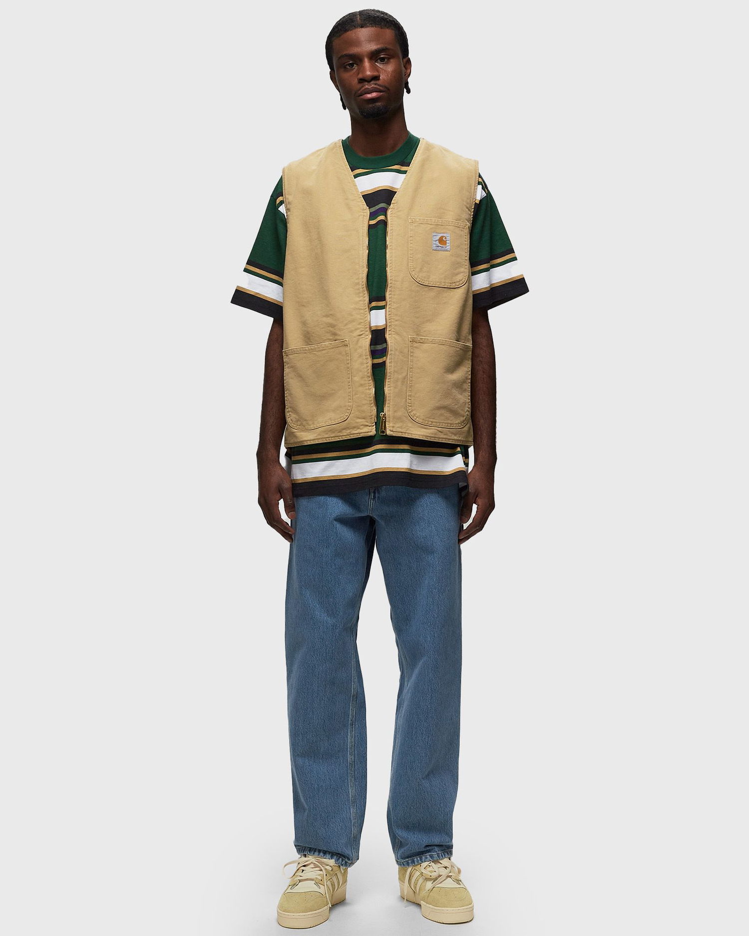 Дънки Carhartt WIP Single Knee Denim Work Pant Синьо | I032024-01.12, 1