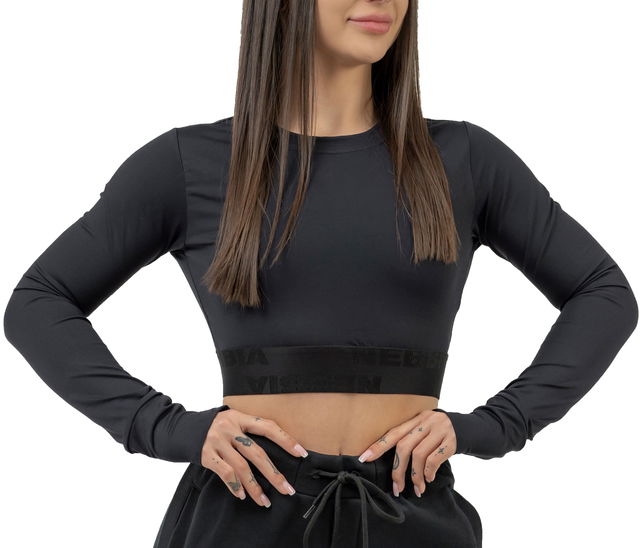 NEBBIA INTENSE Perform Long Sleeve Crop Top