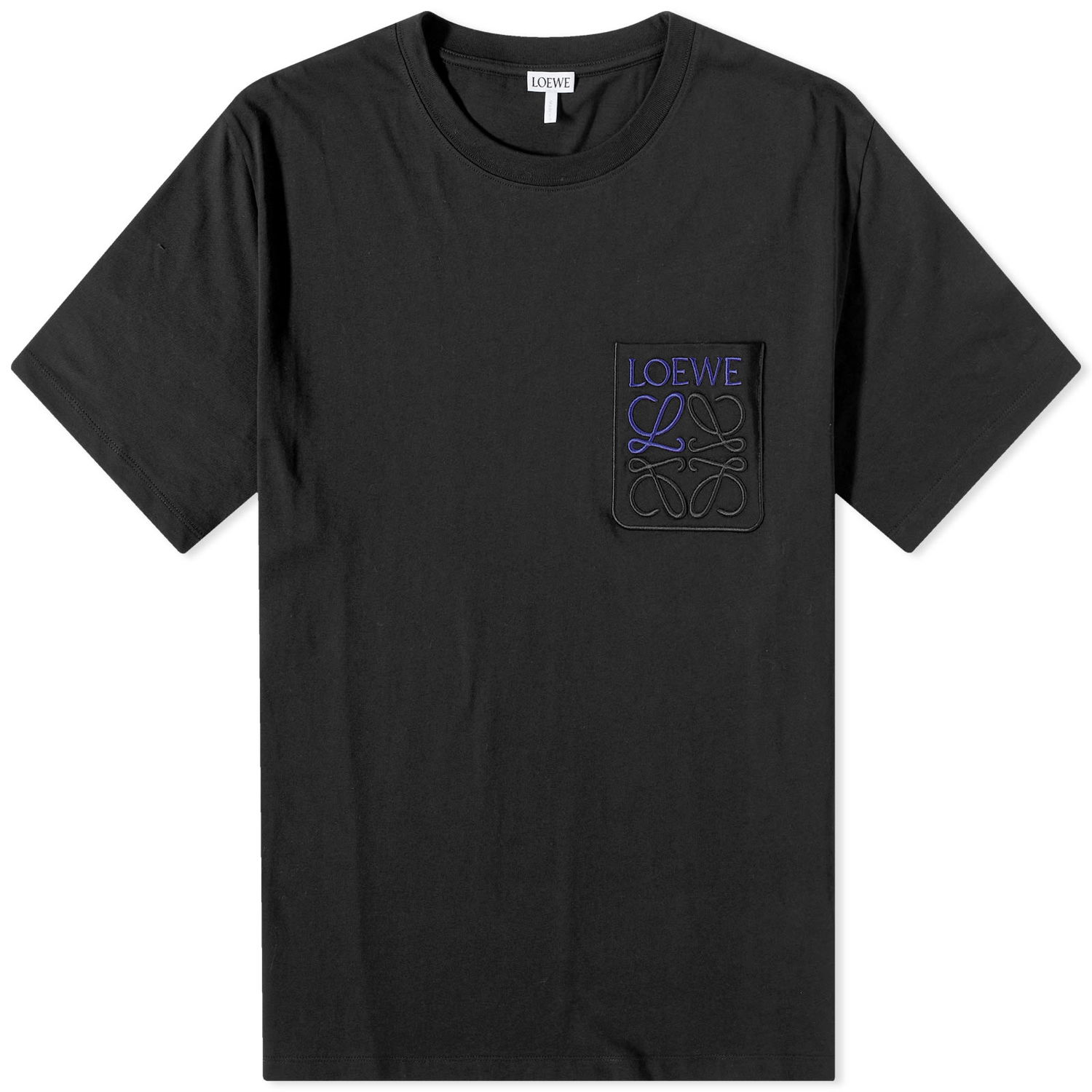 Тениска Loewe Anagram Pocket T-Shirt Черно | H526Y22X991100, 0