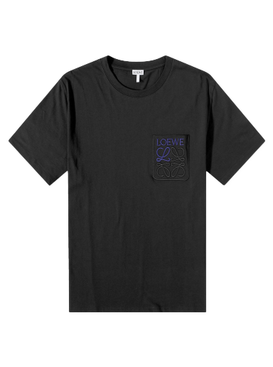 Тениска Loewe Anagram Pocket T-Shirt Черно | H526Y22X991100