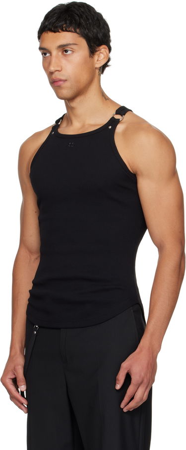 Потник Courrèges Courrèges Buckle 90's Rib Tank Top Черно | 325JDE139JS0194, 3