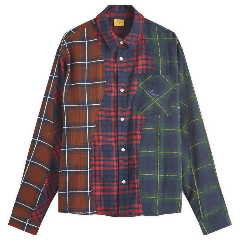 Риза Dime Triple Plaid Shirt Многоцветен | DIMEHO249MUL